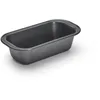 Image de DE BUYER - Moule à cake en acier antiadhésif - 15 x 7,5 x 4,8 cm -, Noir (Lot de 2)