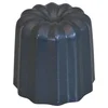 Image de De Buyer - Lot de 4 moules à Canelés Bordelais en acier antiadhésif - Diamètre 5,5 cm -, Noir