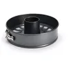 Image de De Buyer - Moule à manqué à Savarin démontable en acier antiadhésif - Diamètre 26 cm -, Noir