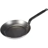 Image de De Buyer - Poêle à frire "Coupe Lyonnaise" en acier CARBONE PLUS - Diamètre 24 cm -, Gris