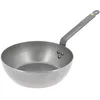 Image de De Buyer - Poêle paysanne en tôle d'acier MINERAL B - 24 cm - Fabriquée en France, Anti Adhérence Naturelle, Queue Rivetée et Finition à la Cire d'Abeille, Tous Feux + Flash Four