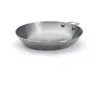 Image de De Buyer - Poêle amovible en tôle d'acier MINERAL B - Diamètre 24 cm -, Gris