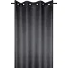 Image de Stof - Rideau Occultant - Copenhague avec  illets pour Salon ou Chambre - Anthracite - Rideau de Fenêtre ou Dressing Obscurcissant et Isolant - Idéal pour Maison 140x260 cm