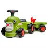 Image de Falk Claas Tracteur avec remorque vintage - Vert
