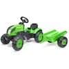 Image de Falk Green Garden Master Tracteur à pédales avec remorque - 2-5 ans