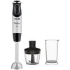 Image de Moulinex QuickChef DD6578 Mélangeur manuel 1000 W avec régulateur de vitesse turbo avec 2 accessoires de découpe, hachoir et tasse à mesurer, dôme anti-éclaboussures, acier