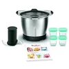 Image de Moulinex Mini Bol + 4 Pots en verre Bébé pour gamme Companion XF387E10, Crème