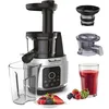 Image de Moulinex Juice & Clean Extracteur de jus de fruits et de légumes, Jus vitaminés, Pressoir, 150 W, 42 à 83 tours/min, Jus de fruits frais, Confiture, Coulis, Sorbet, Nettoyage automatique ZU420E10