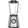 Image de Moulinex Blender Blendforce Base Metal Inox Mixeur 800 W 5 Vitesses Bol Verre Thermique 1,75L Résistant aux Chocs Ice Crush Pulse Blender Smoothies Mixeur Blender 6 Lames Inox Lm439D10