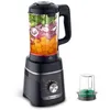 Image de Moulinex Blendforce Cook, Blender chauffant, Recettes chaudes et froides, 5 programmes automatiques, 6 vitesses + Pulse, Bleu nuit, LM5768F0