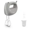 Image de Moulinex Easy Max, Batteur, Mélange parfait, Compact, Bouton réglable avec 5vitesses, 2 jeux de fouets, Poivre, HM262BF0
