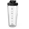 Image de Moulinex Blend Up Bouteille Nomade 700 ml compatible verre doseur intégré | Accessoire utilisé avec blender 1000 W - Préparation directe des recettes - Matériau tritan incassable - Couvercle étanche