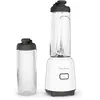 Image de Moulinex Mix & Move, Mini blender, 2 bouteilles à emporter, Design compact, Lames amovibles faciles à nettoyer, 300 W, LM15F1F0, Blanc