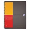 Image de Oxford Cahier spiralé 100103664 gris, orange, rouge DIN A4+ quadrillé Nombre de pages: 80