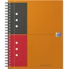 Image de OXFORD Cahier International Notebook A5+ Ligné 6mm 160 Pages Reliure Intégrale Couverture Carte Orange