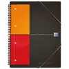 Image de Oxford Cahier spiralé 100100362 gris, orange, rouge DIN A4+ quadrillé avec marge intérieure/extérieure Nombre de pages: 80