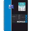 Image de OXFORD Cahier ETUDIANT "Nomadbook" 24x31 cm Quad 5x5 160 pages 90g avec chemise intégrée