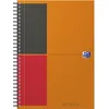 Image de OXFORD Cahier International Notebook B5 Ligné 6mm 160 Pages Reliure Intégrale Couverture Carte Orange