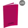 Image de Oxford EasyBook Lot de 3 Cahiers Agrafés Grands Formats 24 x 32cm 96 Pages Grands Carreaux Seyès 90gr Couleurs Assorties