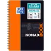 Image de Oxford Nomadbook Cahier Spirale étudiant 17,6 x 25 cm 160 Pages Petits Carreaux 5x5 Polypro Chemise Intégrée Couleurs Aléatoires