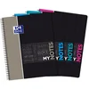 Image de OXFORD Etudiants MyNotes Lot de 1 Cahier Spirale A4+ Grands Carreaux Seyès 160 Pages Reliure Intégrale Couverture Carte Couleurs Aléatoires