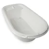 Image de THERMOBABY - Baignoire LUXE - Bain de bébé - Légère - Compacte - De la naissance à 12 mois - Blanc Muguet - Fabriqué en France