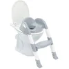 Image de THERMOBABY - Réducteur WC Enfant - Kiddyloo - Astucieux, Ludique & Hygiénique - Pieds Réglables - Marche Antidérapante - Pliage Compact - À Partir De 18 Mois - Fabriqué En France - Gris Charme
