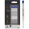 Image de Parker recharges pour stylo bille | pointe moyenne | encre bleue QUINKflow | lot de 6