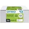 Image de DYMO Rouleau détiquettes pack bundle 2093093 2093093 89 x 36 mm papier blanc 3120 pc(s) fixation permanente Etiquette pour adresse