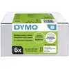 Image de DYMO Rouleau détiquettes pack bundle 2093094 2093094 57 x 32 mm papier blanc 6000 pc(s) fixation permanente Etiquette universelles