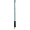 Image de Waterman Allure stylo plume, Vernis bleu bébé mat, Plume fine, Coffret cadeau