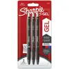 Image de Sharpie S-Gel | Stylos gel | Pointe moyenne (0,7 mm) | Encre noirerouge et bleue | Lot de 3