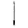 Image de Parker IM stylo bille | acier inoxydable avec finitions chrome | pointe moyenne avec encre bleue | coffret cadeau