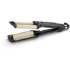 Image de BaByliss Easy Waves - Effet wavy, Revêtement Titane-céramique, 3 réglages de température, Embouts thermorésistants, Doré & Noir, C260E