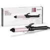 Image de BaByliss Boucleur 32mm Curling Iron-Cylindre à revêtement Pro Satin Touch,10 réglages de température,Montée en température rapide, Boucles sans frisottis,Support de sécurité intégré  Noir & Rose,C332E