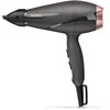 Image de BaByliss Sèche-cheveux Smooth Pro - Sèche-cheveux puissant de 2100W, Fabriqué en Italie, Technologie ionique anti-frisottis, 3 réglages de température et 2 réglages de vitesse, Noir, 6709DE