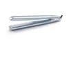 Image de BaByliss Lisseur Cheveux Hydro Fusion   Double Technologie ionique, Anti-Frisottis, 5 réglages de température, Chauffe rapide, Arrêt Automatique  Bleu, ST573E