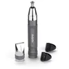 Image de BaByliss Tondeuse de précision Super-X Metal - 3-en-1 Tondeuse nez, oreilles et sourcils, 2 Accessoires, 2 Sabots, Fonctionne sur Pile   E116E