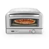 Image de Cuisinart Four à pizza, Pour l'intérieur, Goût de pizza au feu de bois, Prêt en 5 minutes, Kit : Pelle, couteau, pierre en céramique et plat creux, Temps et température réglables jusqu'à 400°C
