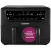 Image de Cuisinart XXL 10.4L Air Fryer 2 compartiments, Sans PFAS, Cuisson sans produits chimiques, friteuse air fryer, Rôti, Gril, Patisserie, Déshydratation, Max Crisp, Tiroirs doubles,2 x 5.2L