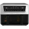 Image de Cuisinart AFD10XSSE Friteuse sans huile XXL à double zone en acier inoxydable avec fenêtres