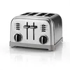 Image de Cuisinart Grille-pain 4 tranches - Fentes larges, idéal pour le pain épais et les bagels - 6 niveaux de brunissage et décongélation - Fentes larges, Remontée maximale - Acier inoxydable