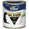 Image de Dulux Valentine Peinture Laque Valénite Glycéro multisupport intérieur-extérieur   Grande résistance pour boiseries et ferronneries - aspect Satin Noir 0,5 L - 5211436