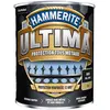 Image de Hammerite Ultima - Peinture Acrylique Tous Métaux - 3 en 1 : Antirouille, Direct sur Rouille et Sans Sous-couche - Brillant Noir 2,5 L