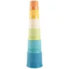 Image de Smoby Green - Magic Tower - Hauteur 40cm - 6 Gobelets - Motricité - Reconnaissance des Formes - Plastique d'origine Végétale - A Partir de 12 Mois - Fabrication Française