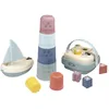 Image de Smoby Little Coffret Eveil et Bain - Reconnaissance des Formes - Motricité - Magic Tower - Panier des Formes - Bateau à Voile - A Partir de 12 Mois - Fabrication Française