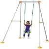 Image de Smoby - 310191 - Jeu de Plein Air - Portique Métal Plus - Siège Evolutif 2 en 1 - 180 cm