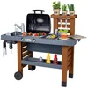 Image de Smoby - Garden Kitchen - Cuisine d'Extérieur Evolutive - Style Barbecue - Grill avec Flammes Magiques Rétractables - 40 Accessoires - A Partir de 3 Ans - Fabrication Française