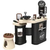 Image de Smoby - Barber & Cut - Barber Shop - Jouet d'Imitation Barbier - Coiffure + Shampoing + Comptoir Marchand - 19 Accessoires + Tabouret - A Partir de 3 Ans - Fabriqué en France