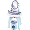 Image de Smoby - La Reine des Neiges - Coiffeuse 2 en 1 - Tabouret + 12 Accessoires Factices Inclus - Miroir Orientable - Dès 3 Ans - A Partir de 3 Ans - Fabrication Française